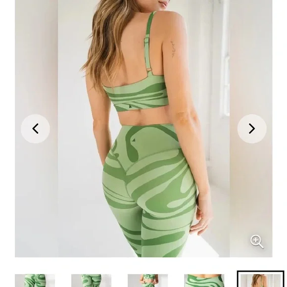 Balance Athletica Vitality X Cosmopolitan the ascend pant in botanical green - Picture 2 of 9